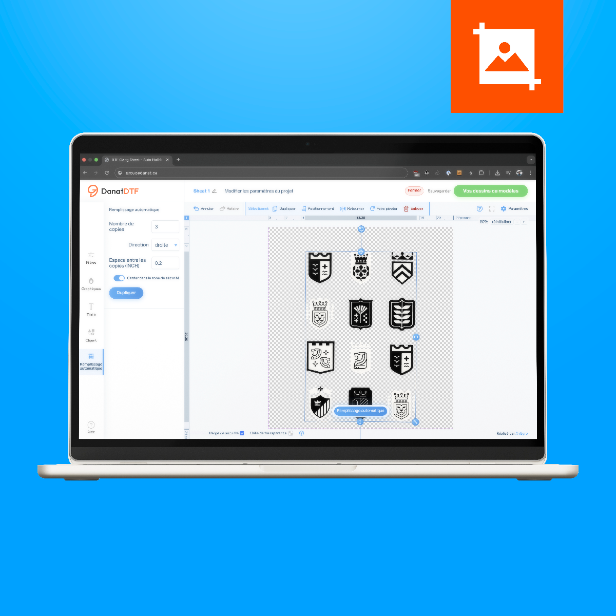 Générateur de Gang Sheet